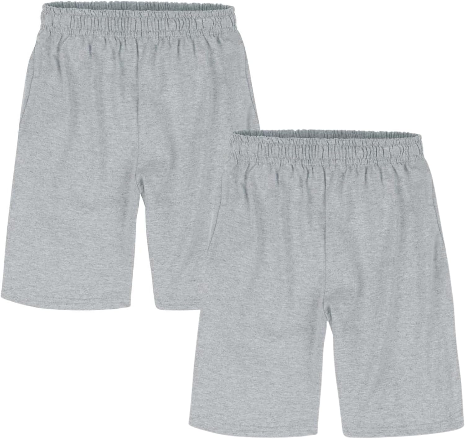 Hanes Boys Jersey Shorts Pack, 2-Pack, Cotton Shorts for Boys with Pockets, Pull-On Shorts - Image 8