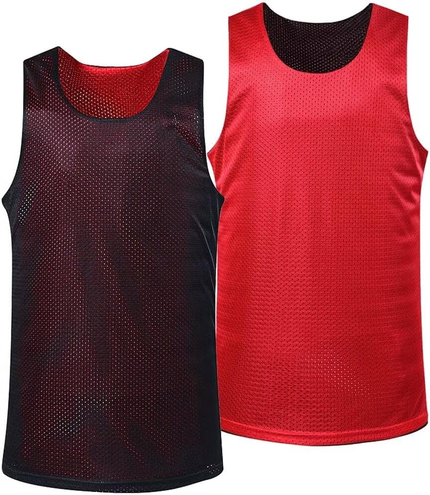 Men's Reversible Basketball Jersey Blank Mensh Jersey Team Uniform Custom Basketball Shirts XS-XXL - Image 7