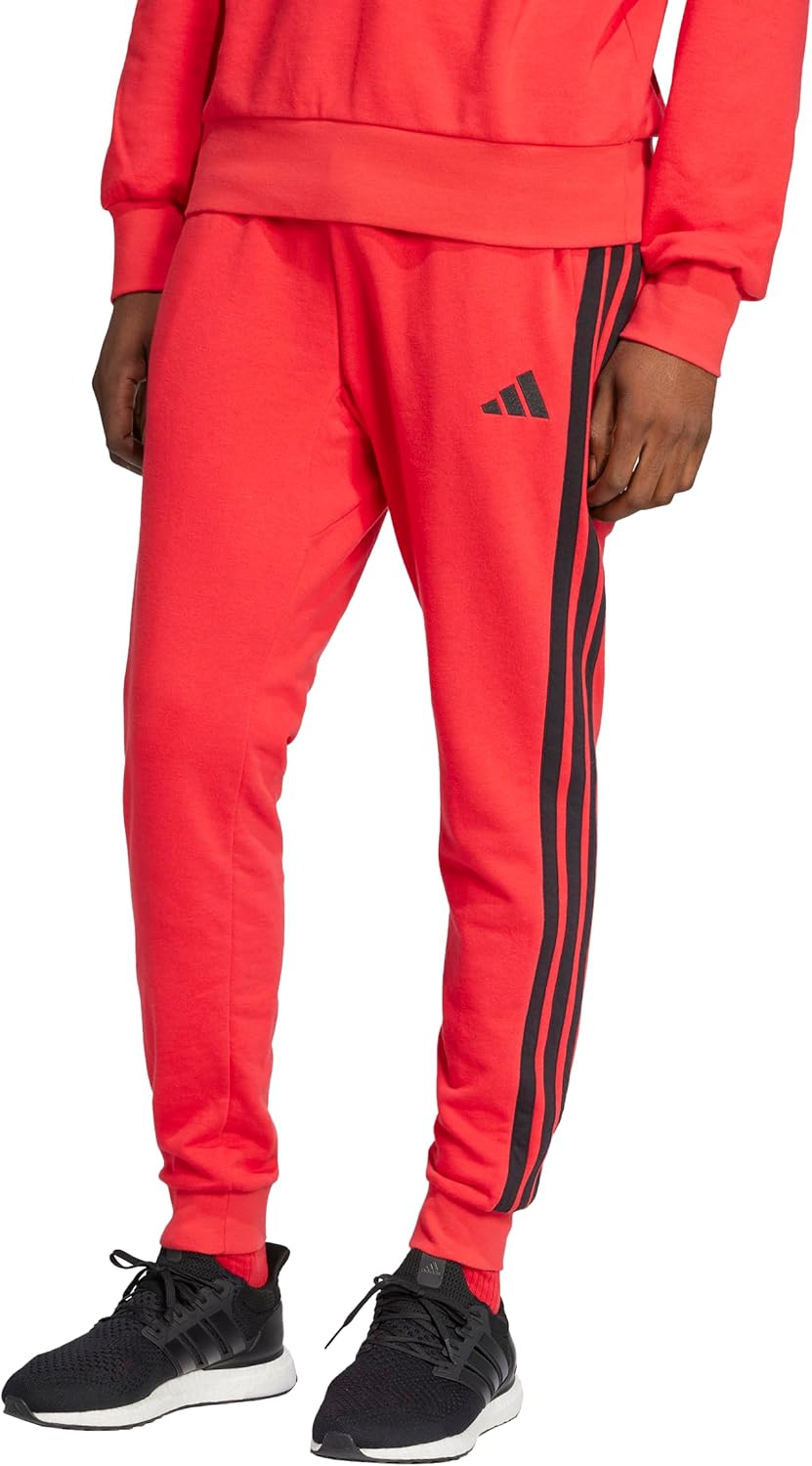 adidas Men's Essentials 3-Stripes French Terry Pants - Image 10
