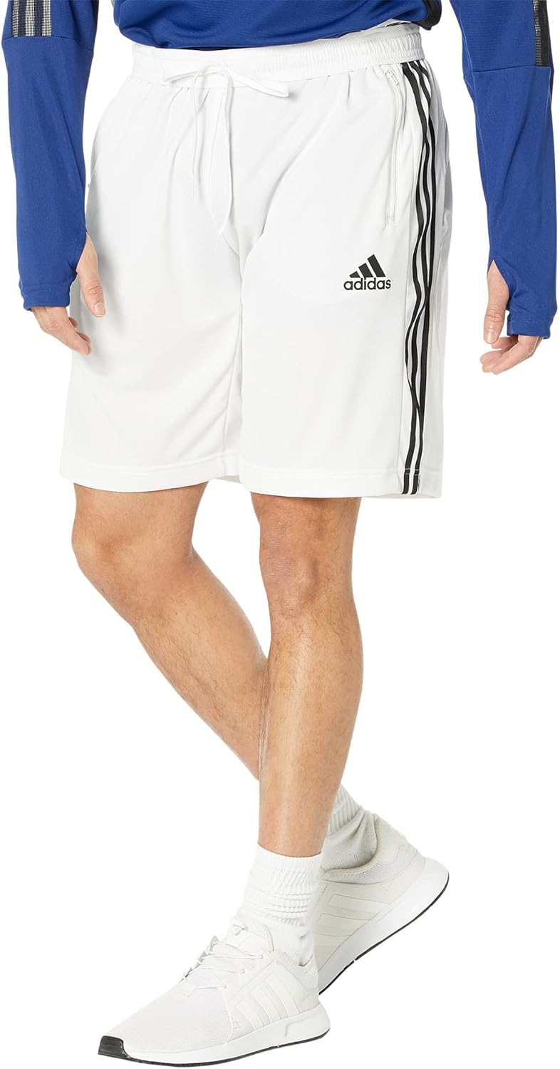 adidas Men's Designed 2 Move 3-Stripes Primeblue Shorts - Image 13