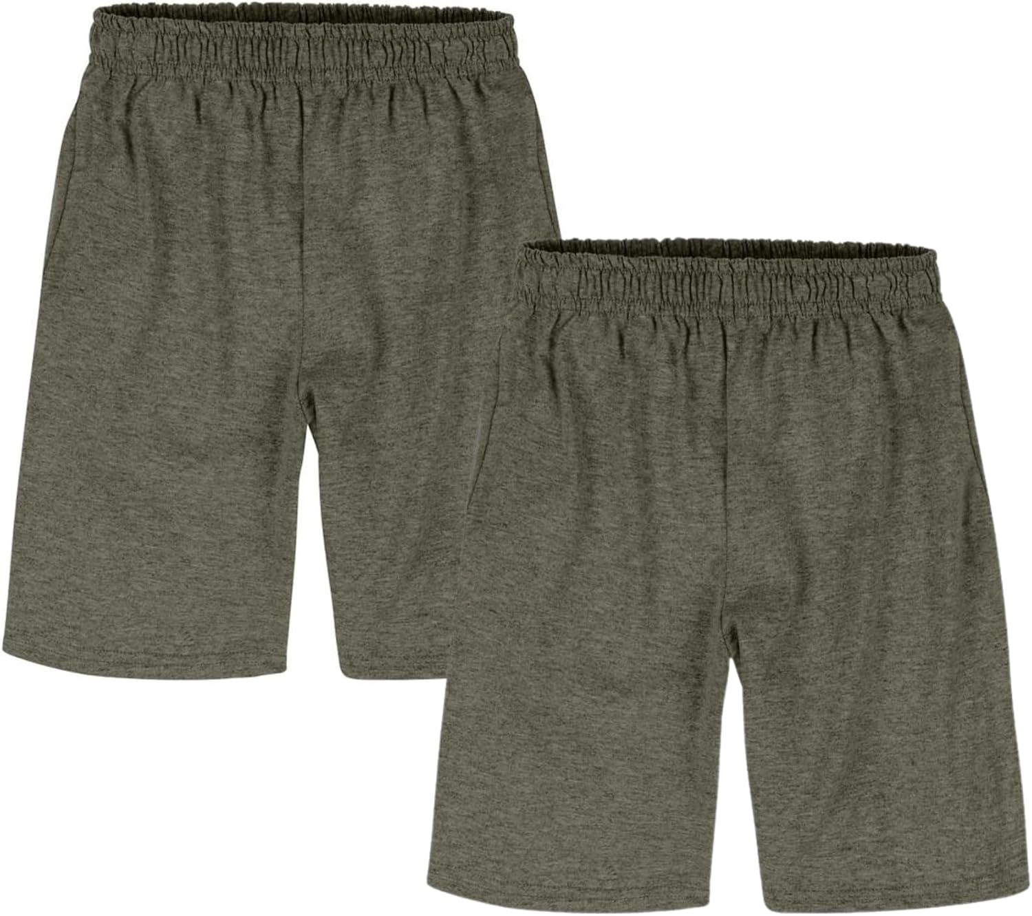 Hanes Boys Jersey Shorts Pack, 2-Pack, Cotton Shorts for Boys with Pockets, Pull-On Shorts - Image 7