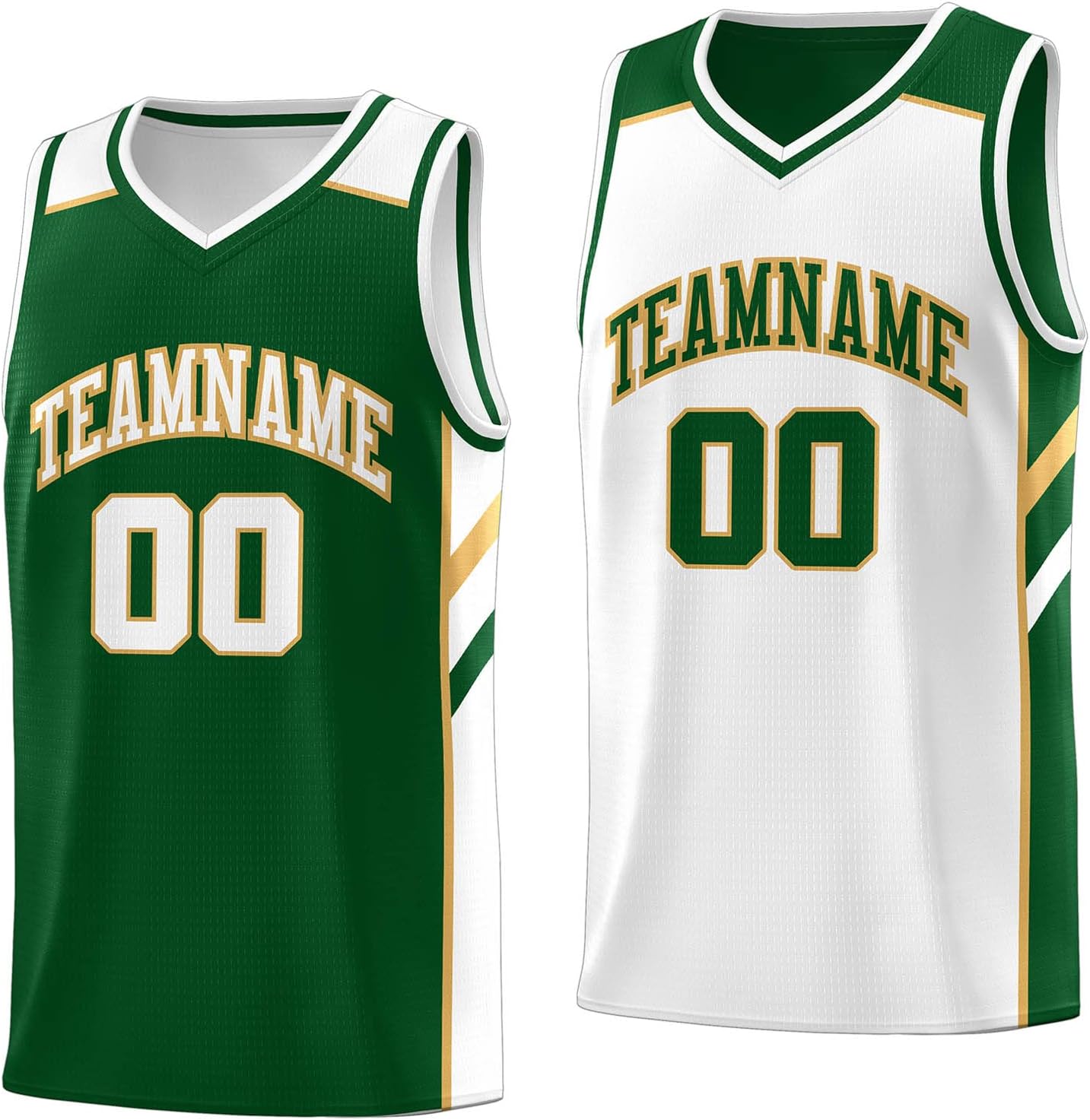 Custom Reversible Basketball Jersey - Personalize Team Uniform Design Your Own Name & Number for Men/Youth - Image 22