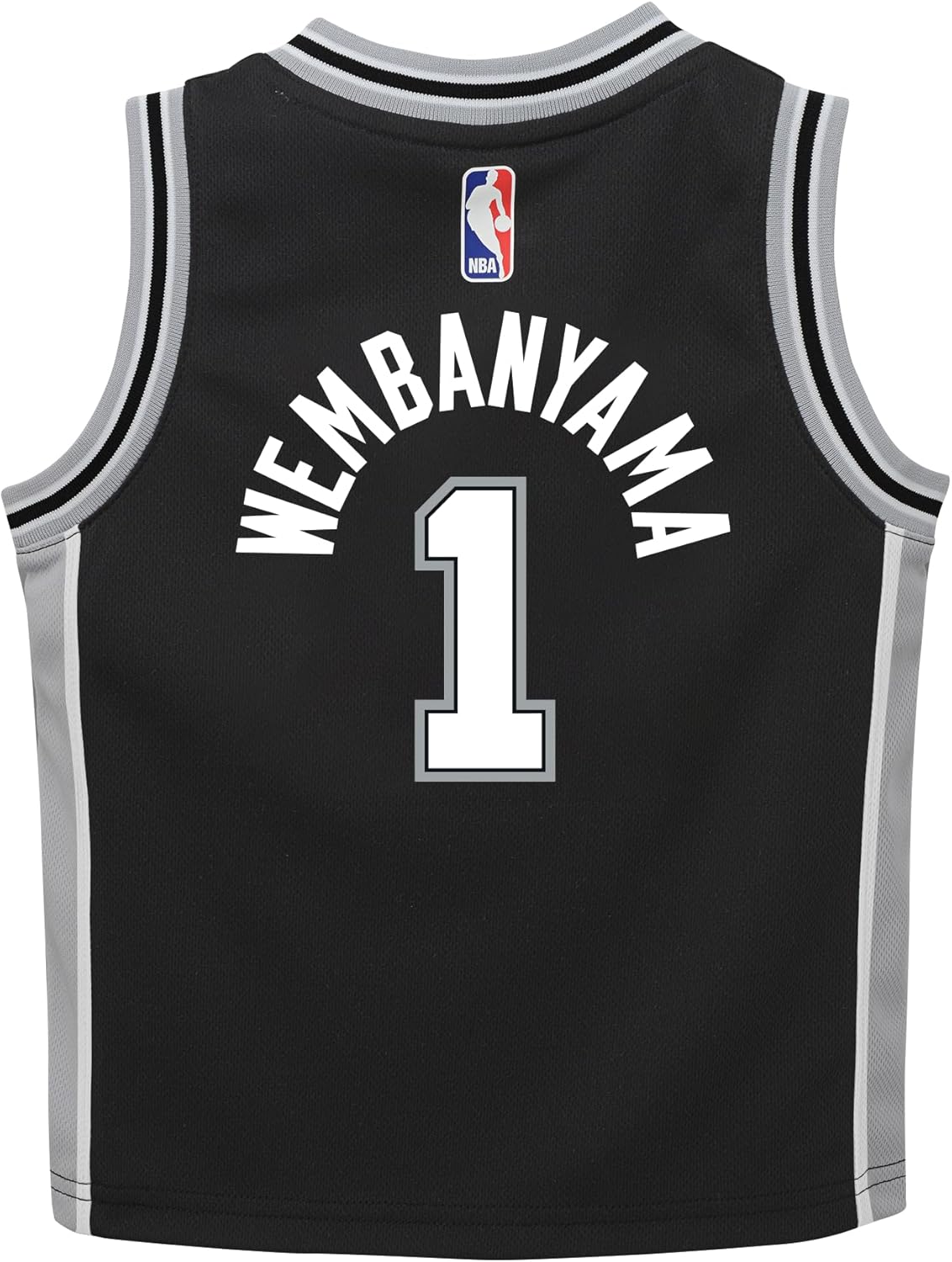 Victor Wembanyama San Antonio Spurs NBA Toddler 2-4 Black Icon Edition Player Jersey - Image 3