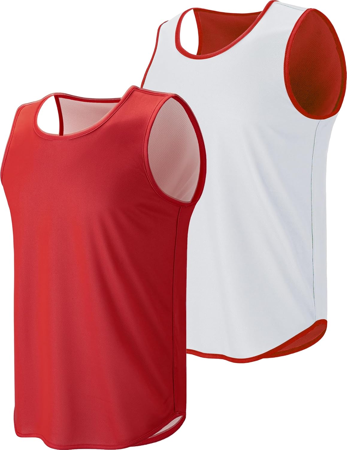 Liberty Pro Men's Lightweight Reversible Rec Tanks, Mesh Basketball Jerseys Athletic Quick Dry Shirts Team Scrimmage Uniforms - Image 13