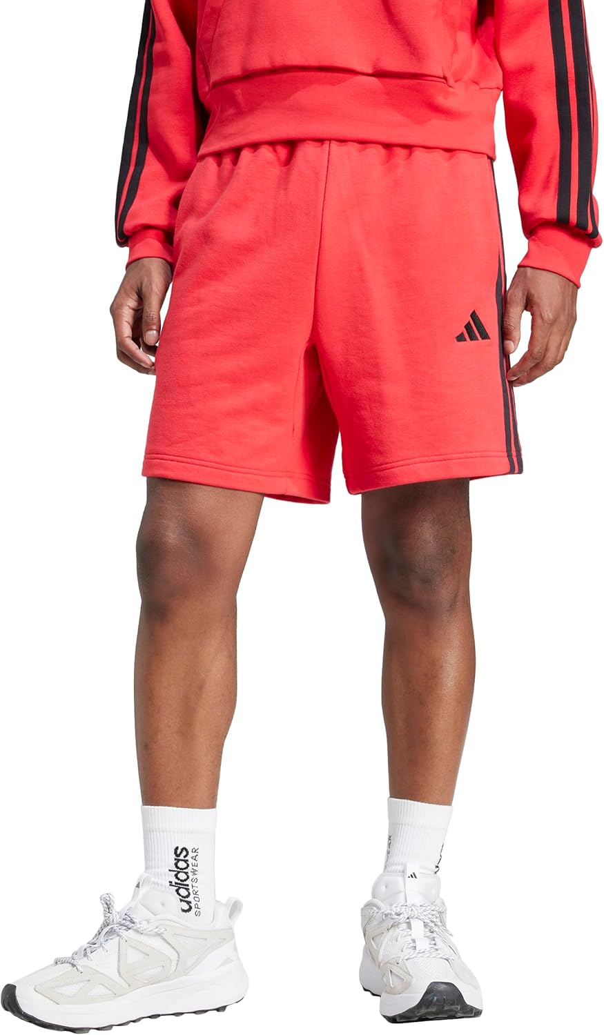 Adidas Men's Essentials 3-Stripes French Terry 7-inch Shorts - Image 10