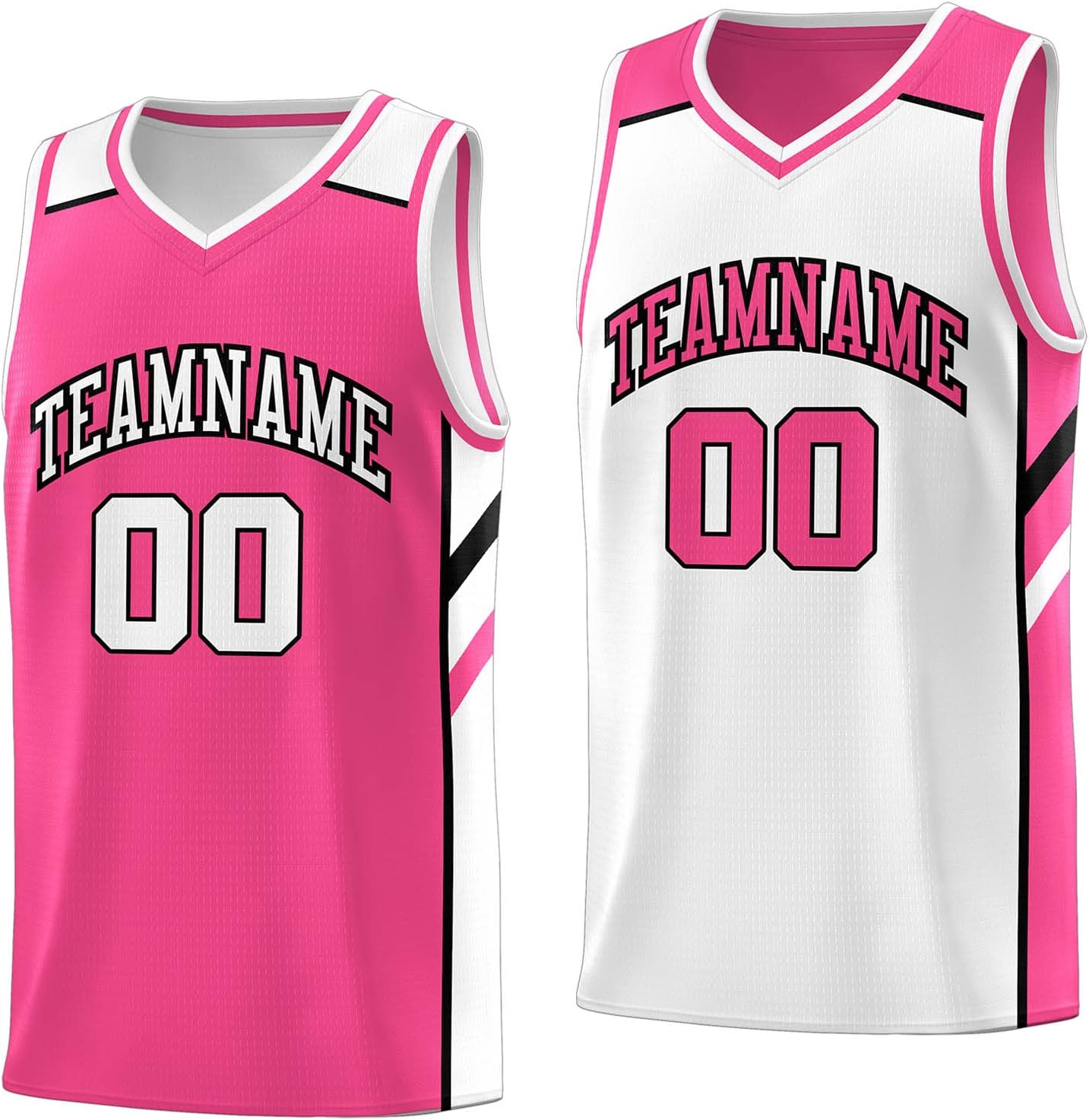 Custom Reversible Basketball Jersey - Personalize Team Uniform Design Your Own Name & Number for Men/Youth - Image 6