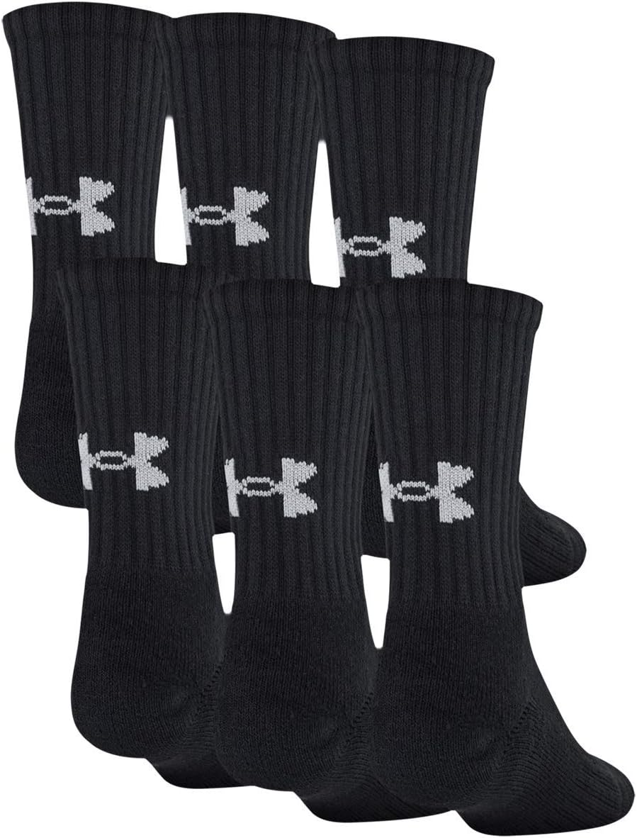 Under Armour Youth Training Cotton Crew Socks, Multipairs - Image 5