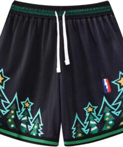 BOOMLEMON Men's Basketball Shorts Gym Training Workout Athletic Shorts Mesh Graphic Print Running Short Pants