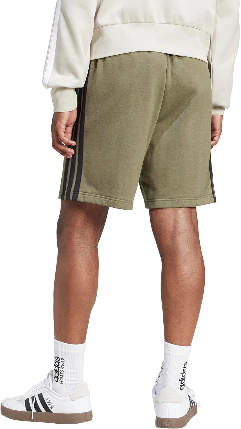 Adidas Men's Essentials 3-Stripes French Terry 7-inch Shorts - Image 2