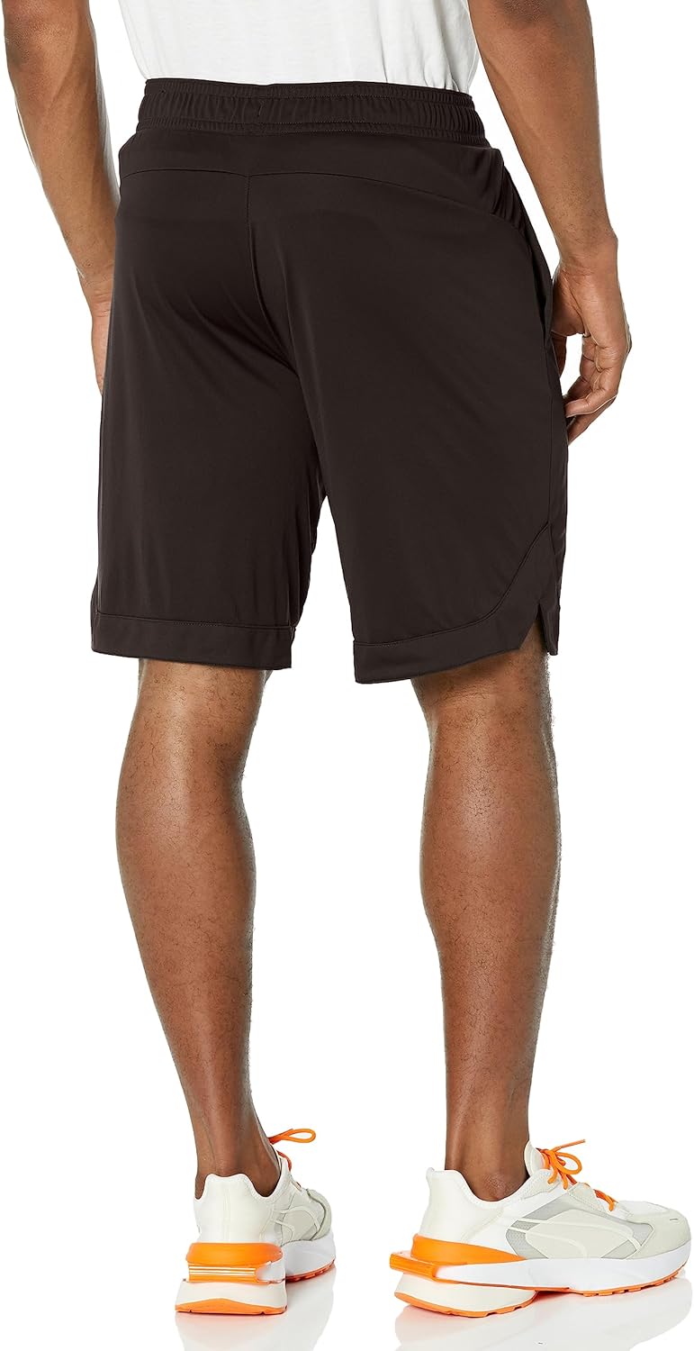 PUMA Mens Rtg Shiny Fabric 10" Shorts (Available in Big & Tall) - Image 2