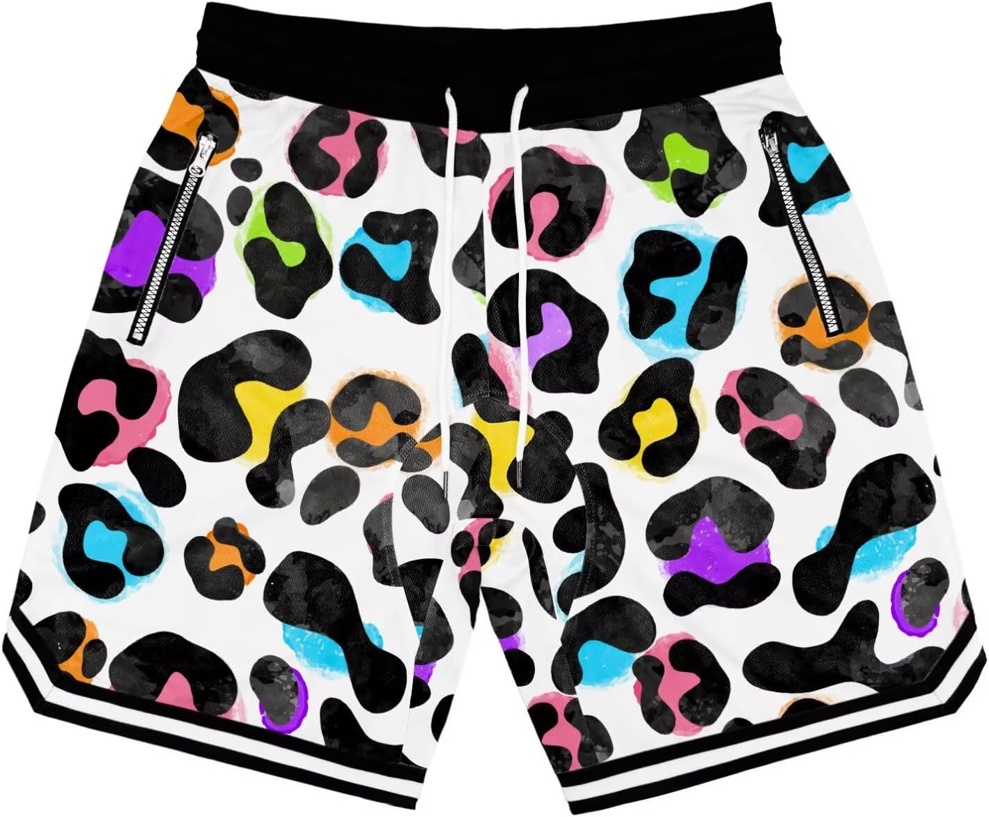 Mens Floral Print Basketball Shorts Lightweight Mesh Gym Shorts Graphic Sports Athletic Drawstring Short - Image 8