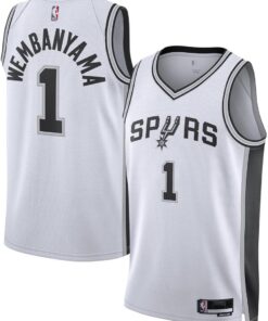 Victor Wembanyama San Antonio Spurs NBA Kids Youth 8-20 Association Edition White Swingman Jersey
