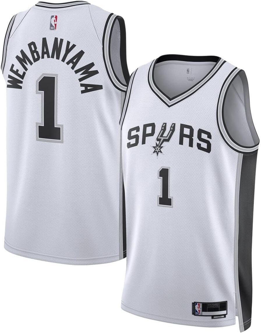 Victor Wembanyama San Antonio Spurs NBA Kids Youth 8-20 Association Edition White Swingman Jersey