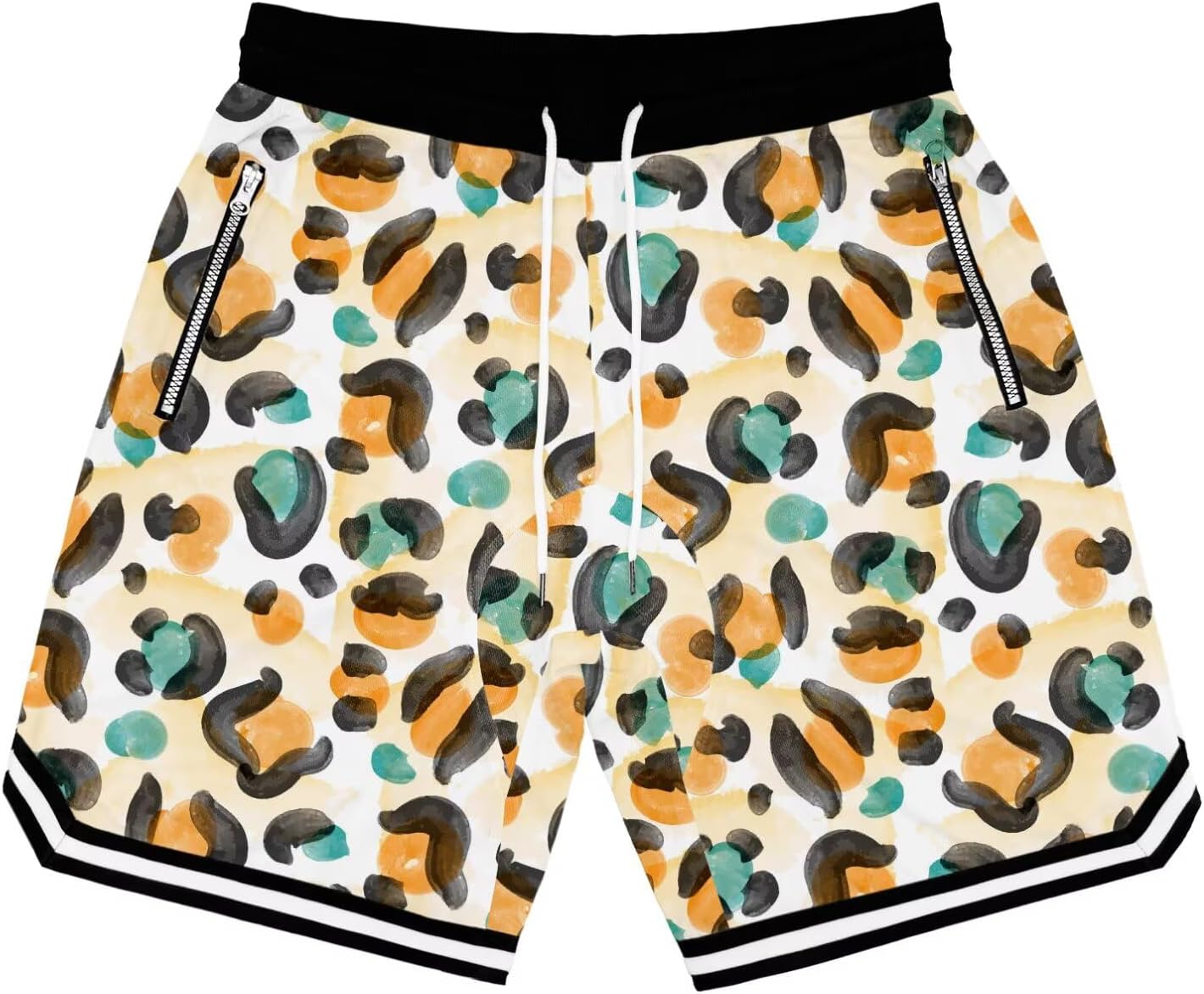 Mens Floral Print Basketball Shorts Lightweight Mesh Gym Shorts Graphic Sports Athletic Drawstring Short - Image 13