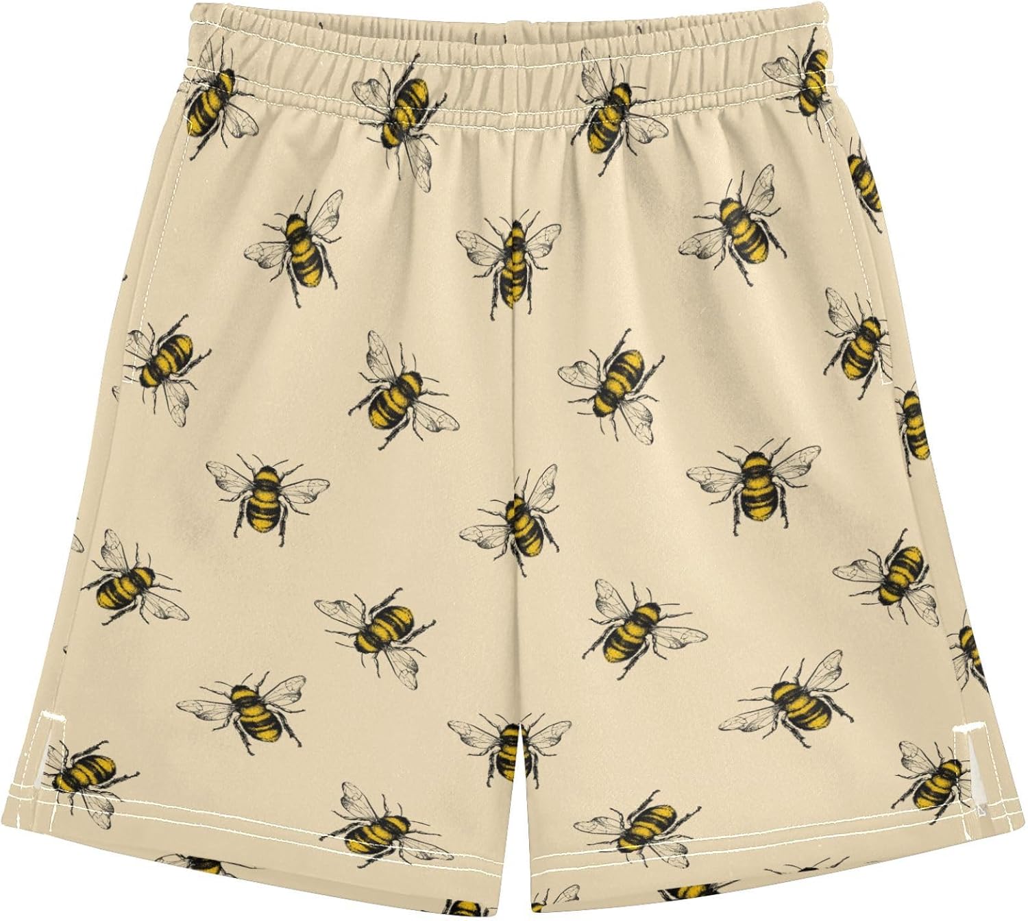 Boys Athletic Shorts with Pockets Running Basketball Shorts for Youth Elastic Waist Size 7-16 - Image 27