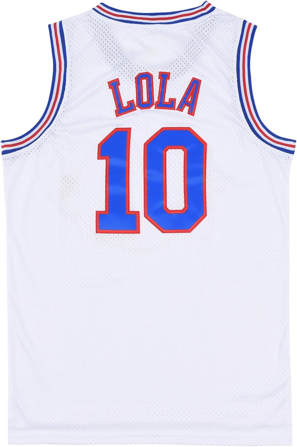 Lola Jersey #10 Cosplay Movie Jerseys for 90s Hip Hop Party Costume for Men/Women Basketball Jersey - Image 3