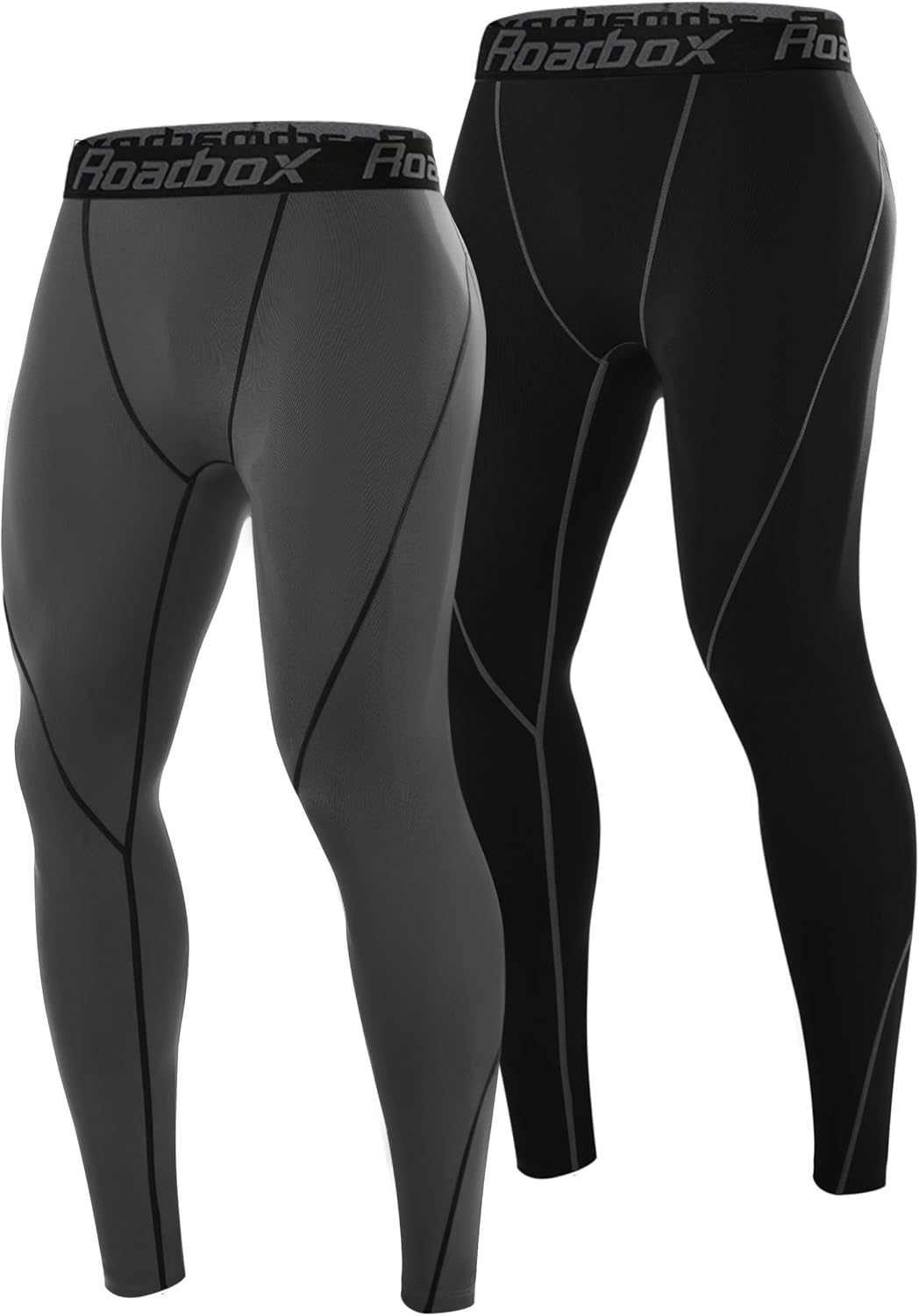 Roadbox Men’s Compression Pants Running Tights, Performance Sports Workout Leggings, Athletic Base Layer for Gym Basketball - Image 9