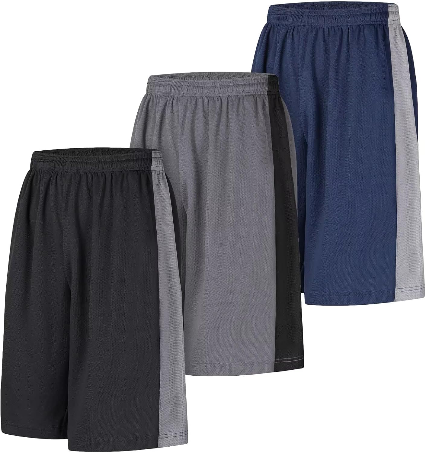 Men's Long Athletic Shorts Basketball Gym Quick Dry Camo Shorts with Pockets - Image 20