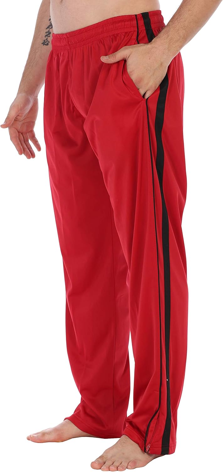 Gioberti Mens Athletic Track Pants with Zip Bottom - Image 11