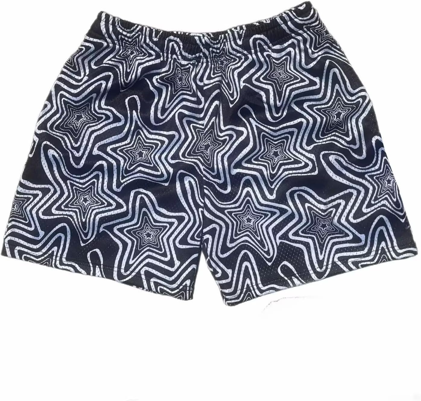 Men's Mesh Basketball Shorts Breathable Athletic Shorts with Pockets Lightning & Star Print Gym Training Outdoor - Image 22