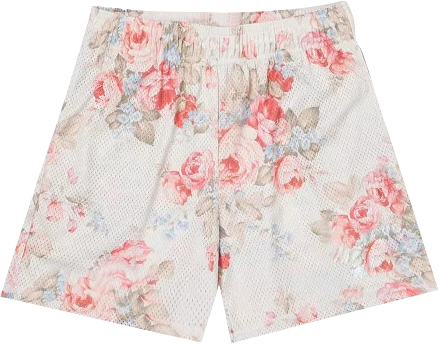 Mens Basketball Shorts Graphic Print Casual Running Workout Mesh Drawstring Shorts with Pockets - Image 16