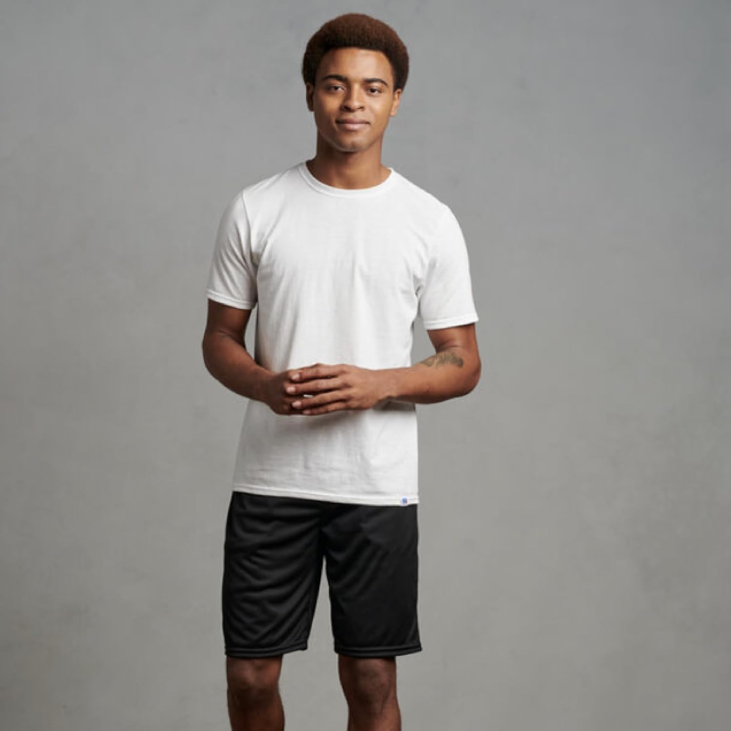 Russell Athletics Men's Dri Power Essential Performance Shorts with Pocket - Workout and Gym Active Wear - Image 4