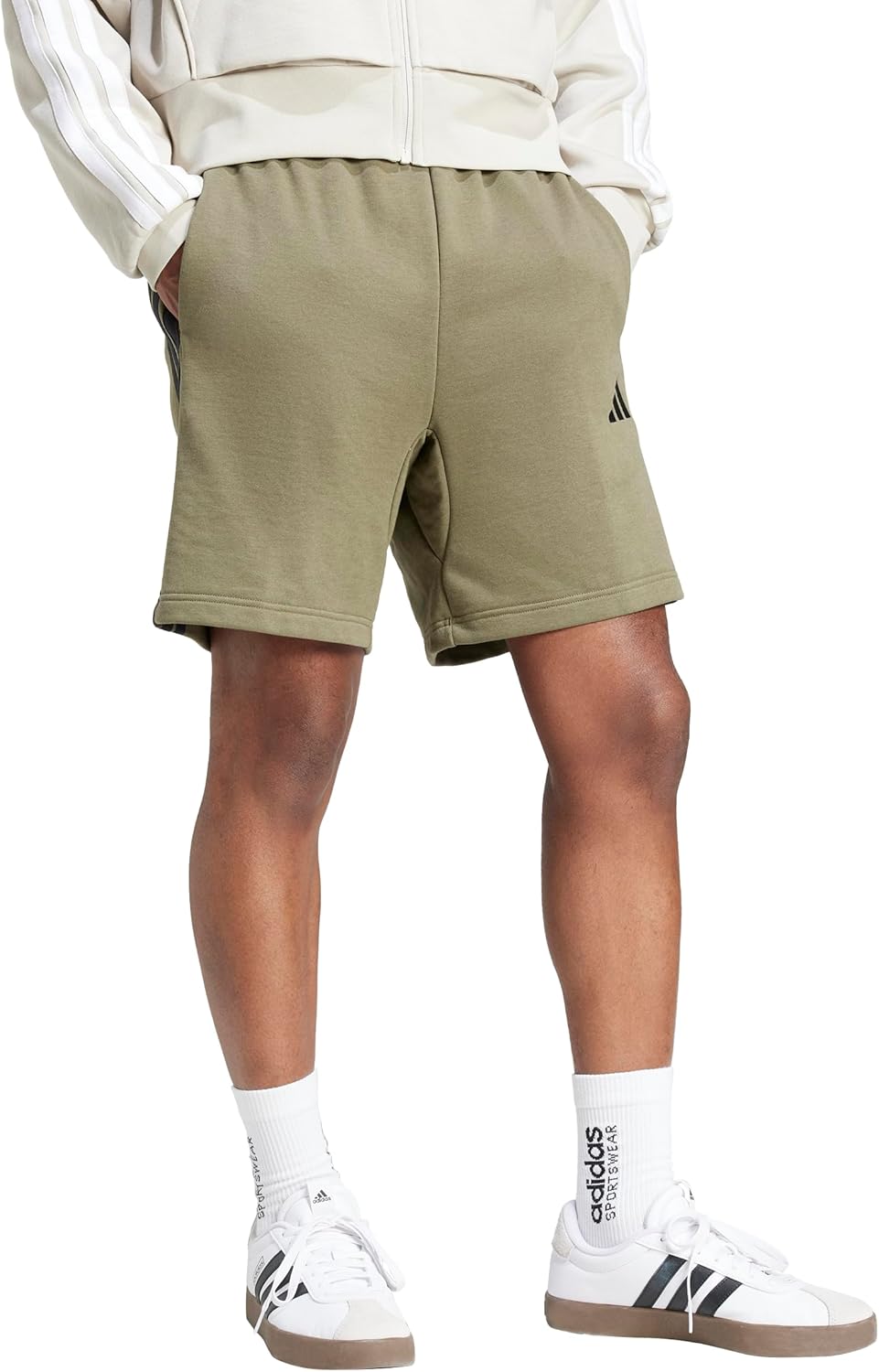 Adidas Men's Essentials 3-Stripes French Terry 7-inch Shorts - Image 3