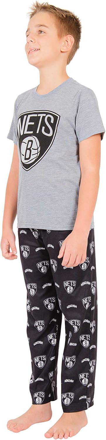 Ultra Game Youth NBA Official 2 Piece Pajama Pants & T-Shirt Set - Image 10