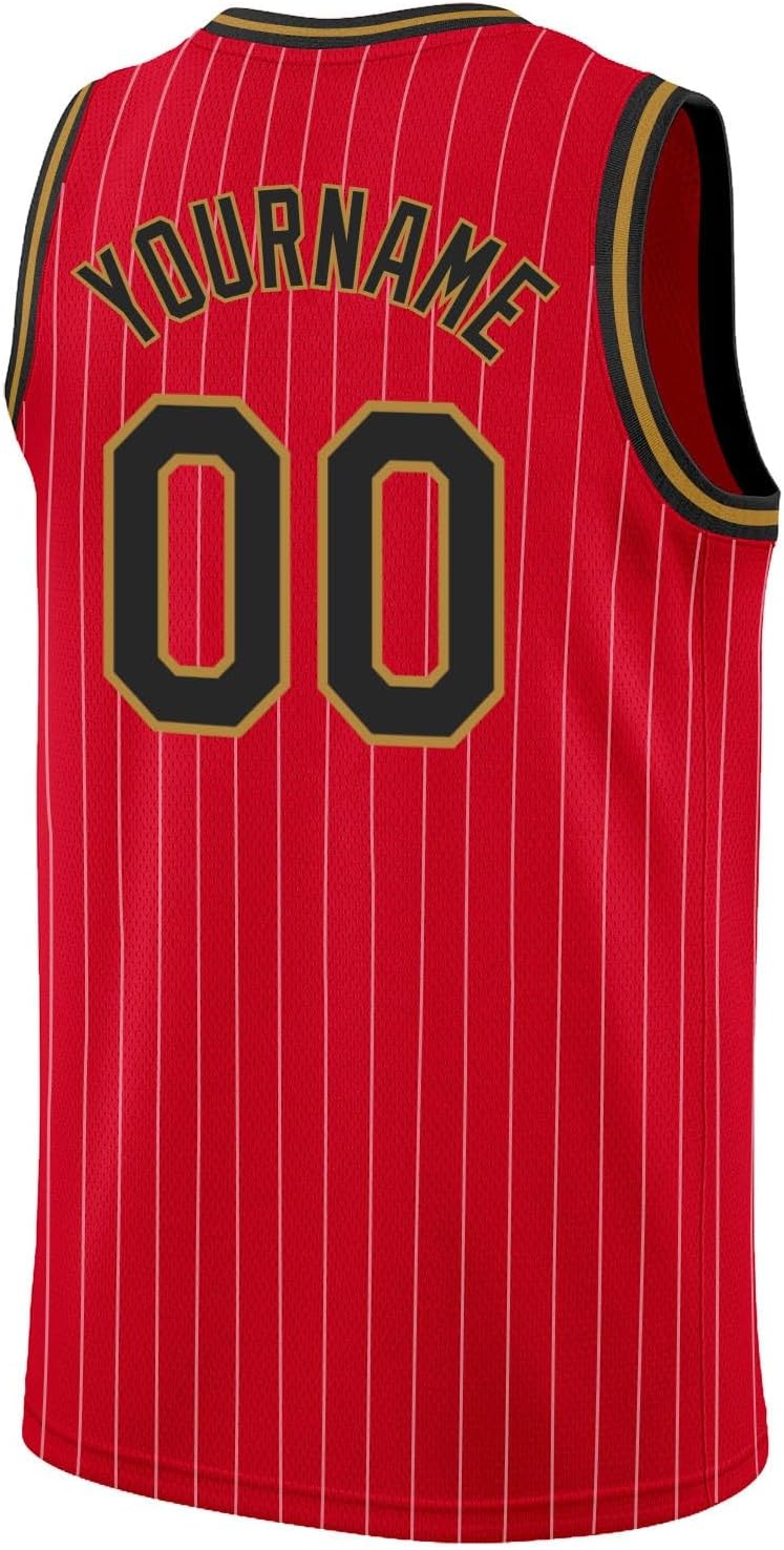 Custom Name Team Name Number Black Royal-Orange Authentic Throwback Basketball Jersey, Personalized Uniform Basketball Shirt - Image 5