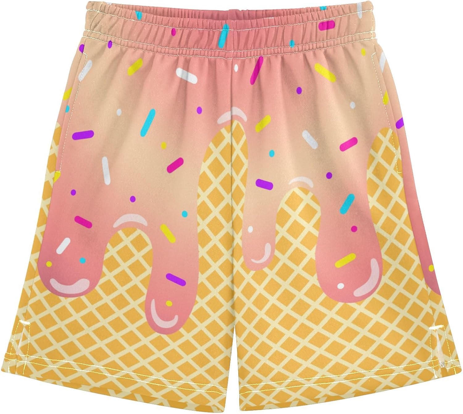 Boys Athletic Shorts Basketball Shorts Ice Cream Hiking Gym Shorts with Pocket for Outdoor Activity 7-15Y - Image 17