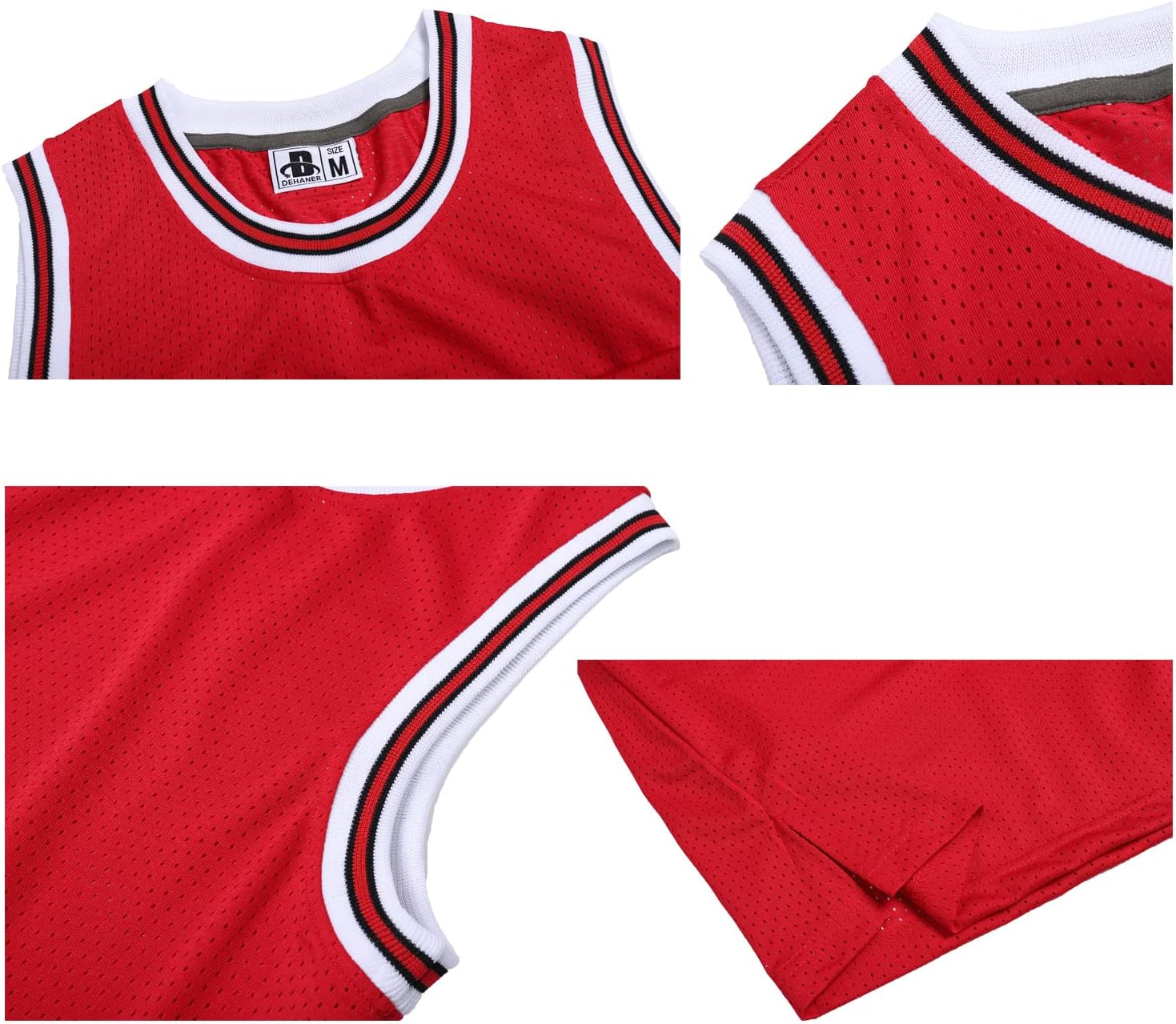 3 Pack Men's Blank Basketball Jerseys Mesh Performance Athletic Team Sports Uniforms Bulk Shirts - Image 4