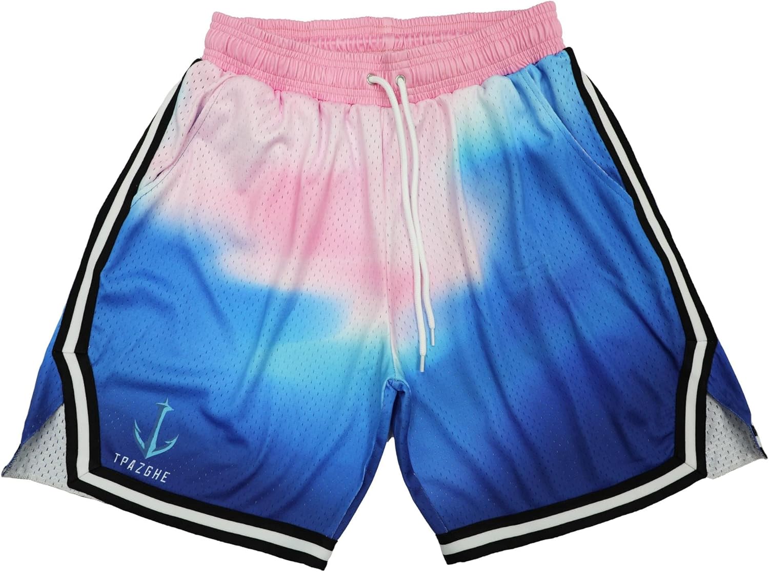 Men Basketball Shorts Graphic Mesh Drawstring Retro Sport Workout Gym Running Athletic Shorts - Image 11