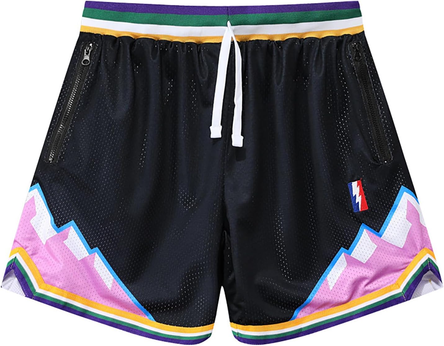BOOMLEMON Men's Basketball Shorts Gym Training Workout Athletic Shorts Mesh Graphic Print Running Short Pants - Image 31