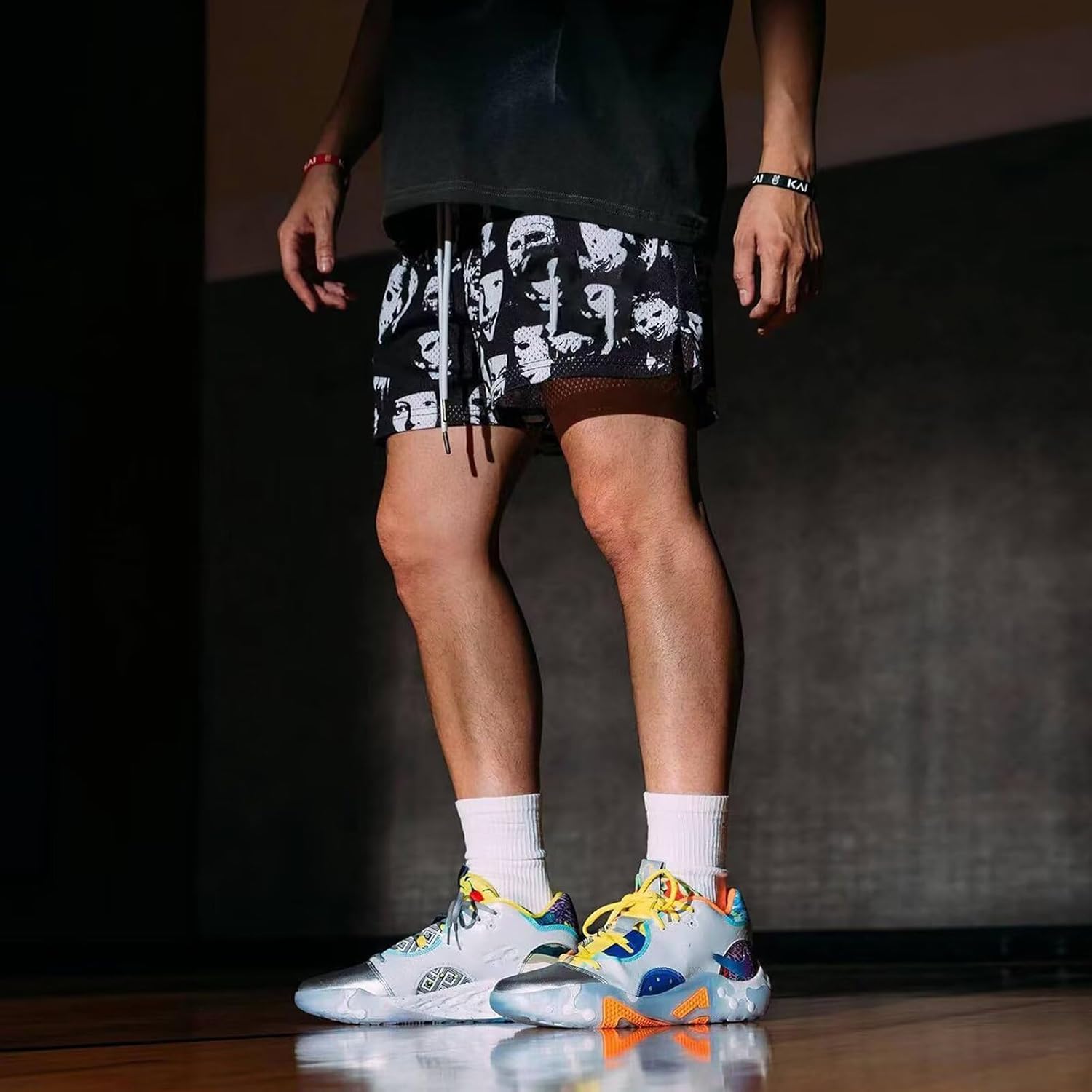 Men’s Mesh Basketball Shorts Camo Print Breathable Athletic Shorts Running Gym Outdoor Casual Wear - Image 6