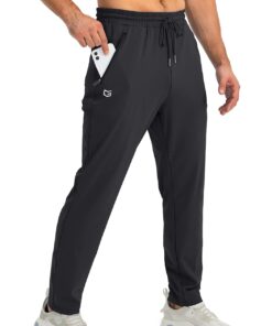 G Gradual Men's Sweatpants with Zipper Pockets Tapered Joggers for Men Athletic Pants for Workout, Jogging, Running