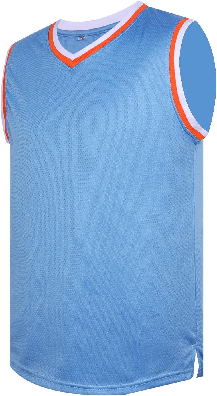 Basketball Jersey, Mens Blank Jerseys Plain Sleeveless Practice Jersey S-3XL - Image 8
