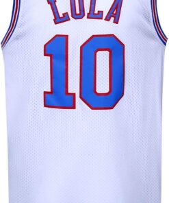 Men's Basketball Jersey #10 Lola Space Movie Sports Shirts 90s Hiphop Party Clothing