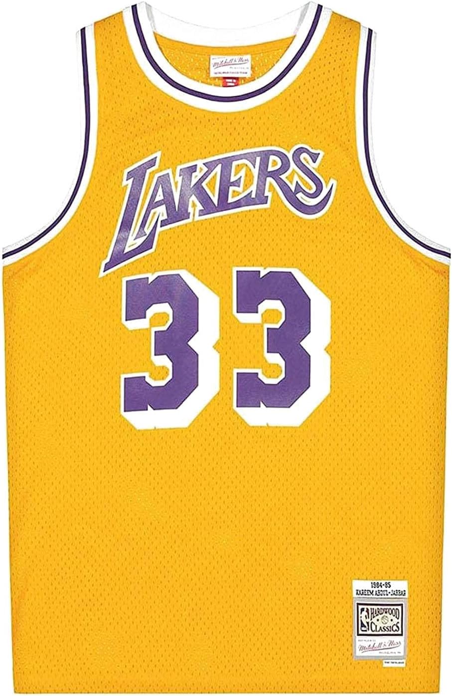 Mitchell & Ness NBA Los Angeles Lakers Kareem Abdul-Jabbar 1984 Swingman Jersey - Image 5