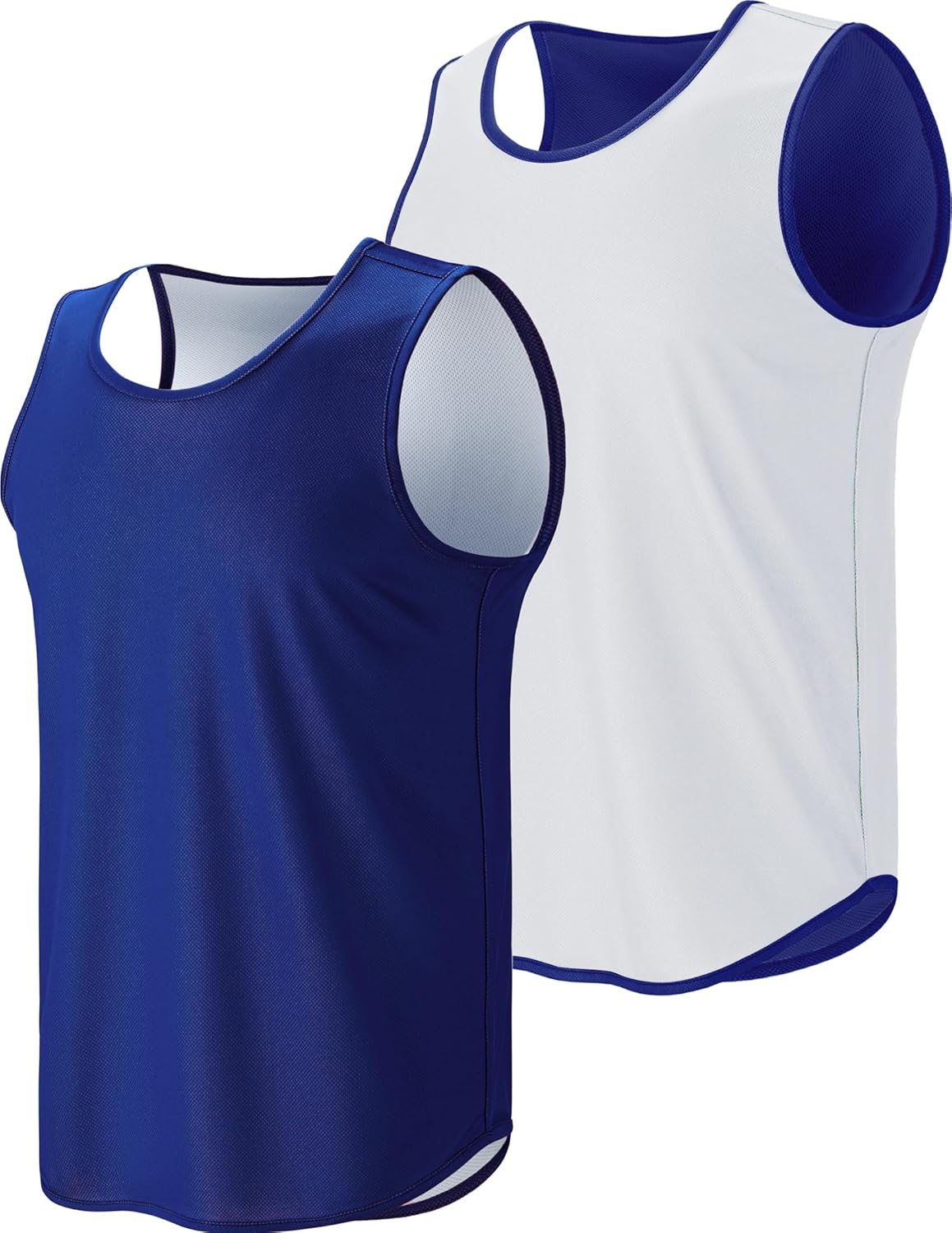 Liberty Pro Men's Lightweight Reversible Rec Tanks, Mesh Basketball Jerseys Athletic Quick Dry Shirts Team Scrimmage Uniforms - Image 10