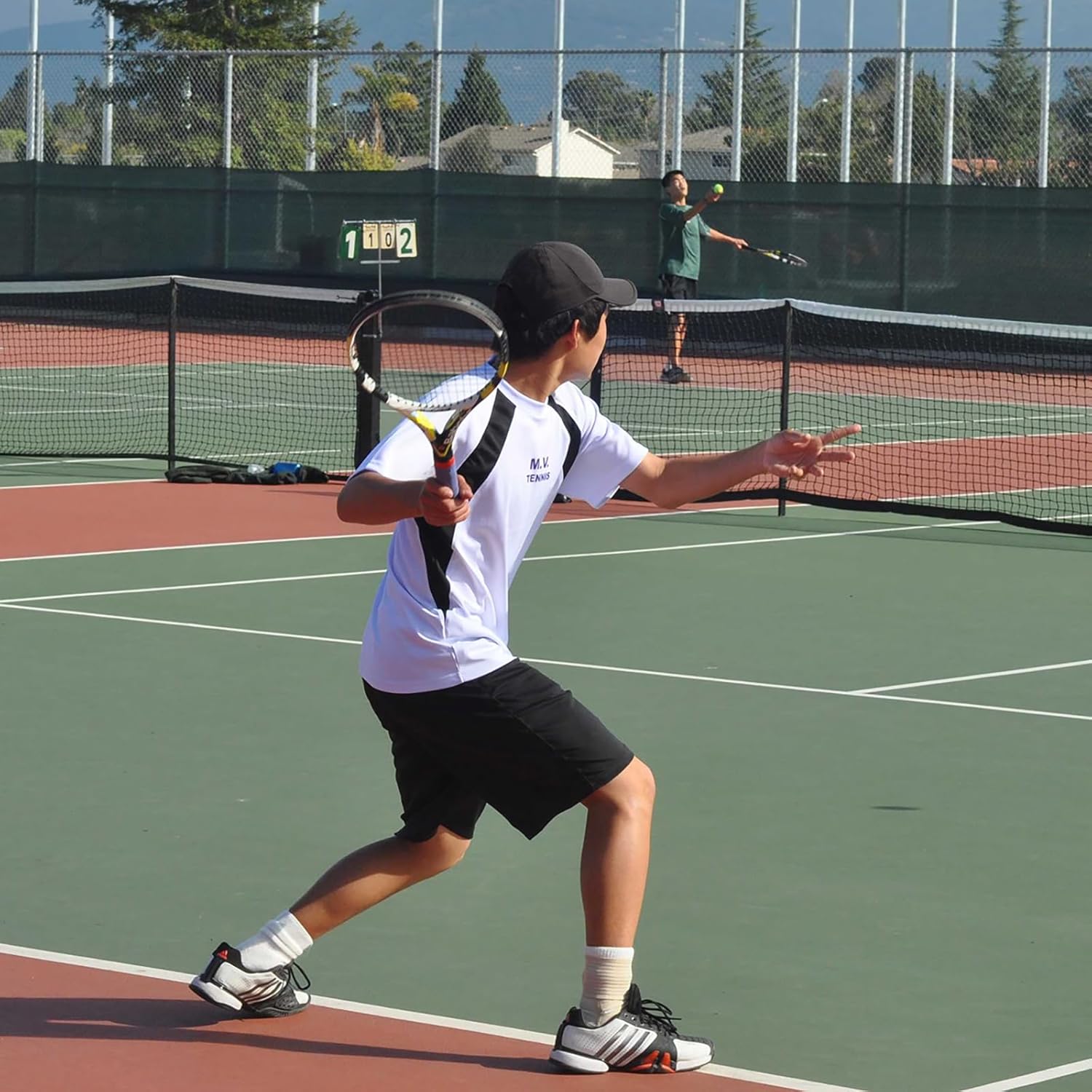 4-Pack Boy's Athletic Shorts Elastic Waistband Quick Dry Youth Basketball Shorts with Pockets (Ages 7-15) - Image 3