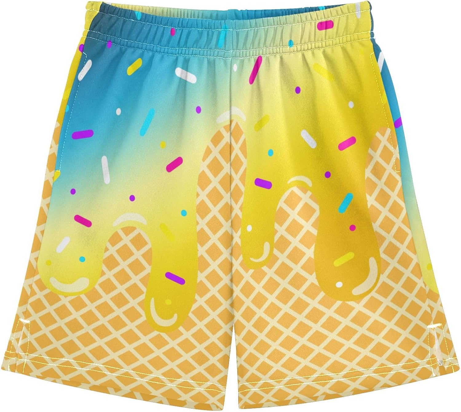 Boys Athletic Shorts Basketball Shorts Ice Cream Hiking Gym Shorts with Pocket for Outdoor Activity 7-15Y - Image 37