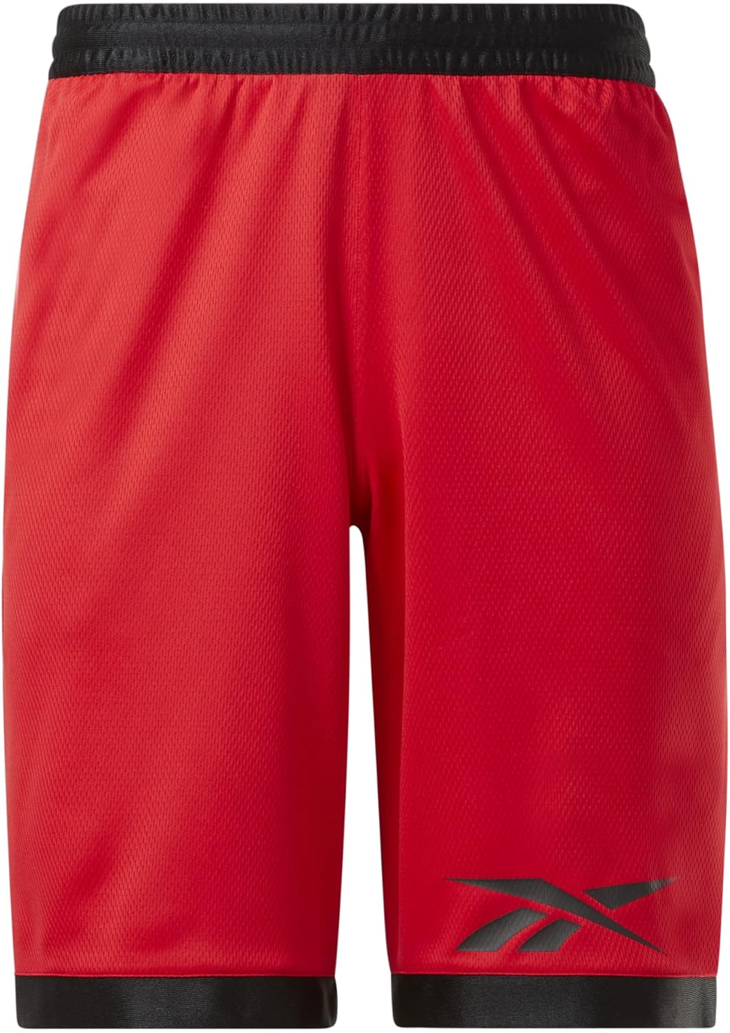 Reebok Men's Basketball Mesh Shorts, Black, L