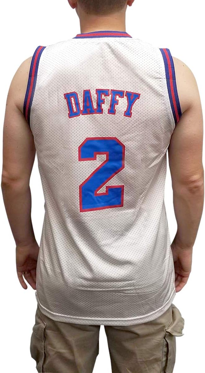 My Party Shirt Daffy #2 White Basketball Jersey