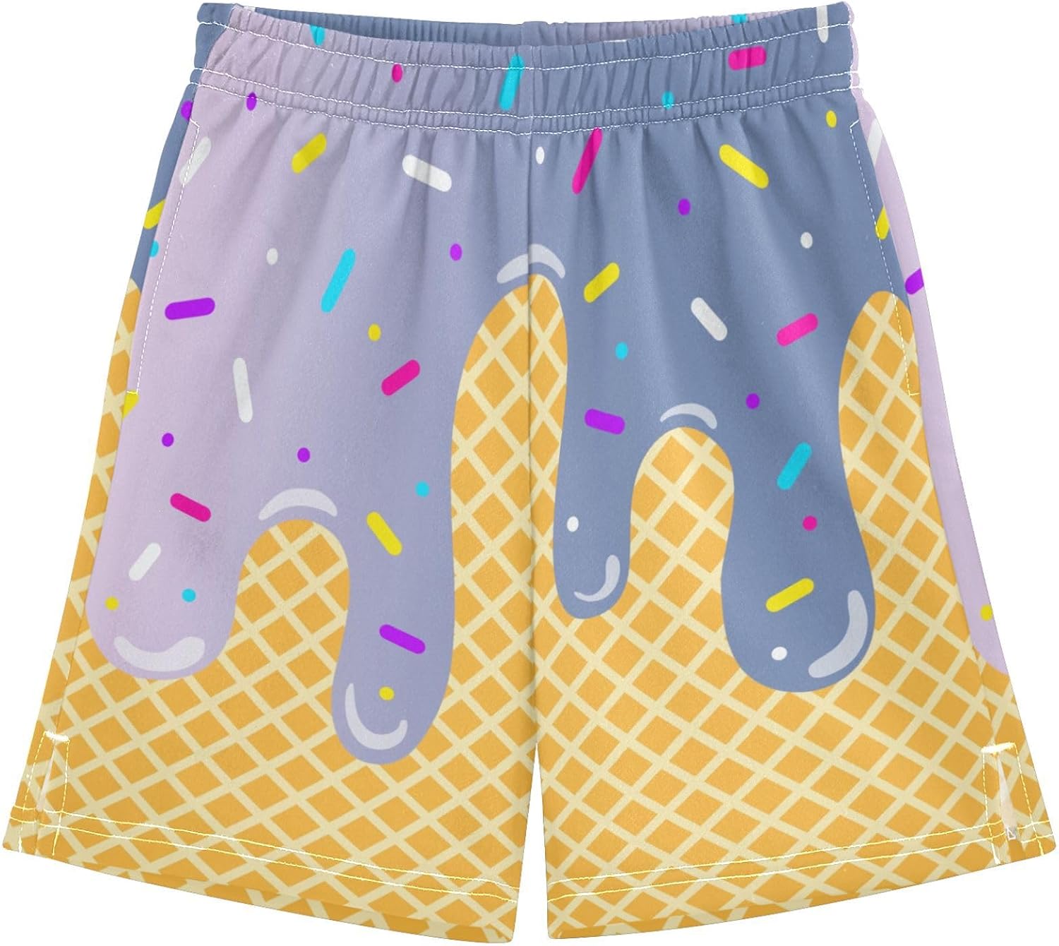 Boys Athletic Shorts Basketball Shorts Ice Cream Hiking Gym Shorts with Pocket for Outdoor Activity 7-15Y - Image 28