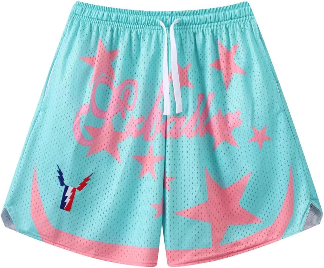 BOOMLEMON Men's Basketball Shorts Gym Training Workout Athletic Shorts Mesh Graphic Print Running Short Pants - Image 30