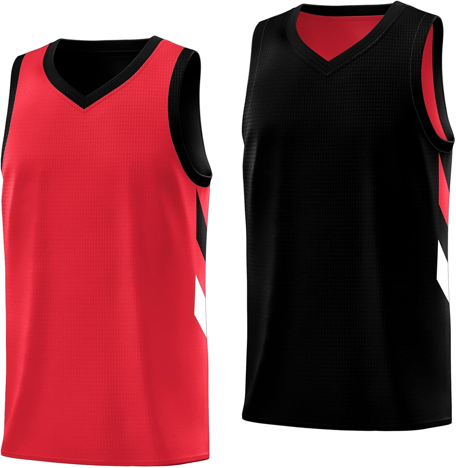 KXK Youth Reversible Basketball Jersey Shirts,Fashion Blank Basketball Jerseys for Kids - Image 14