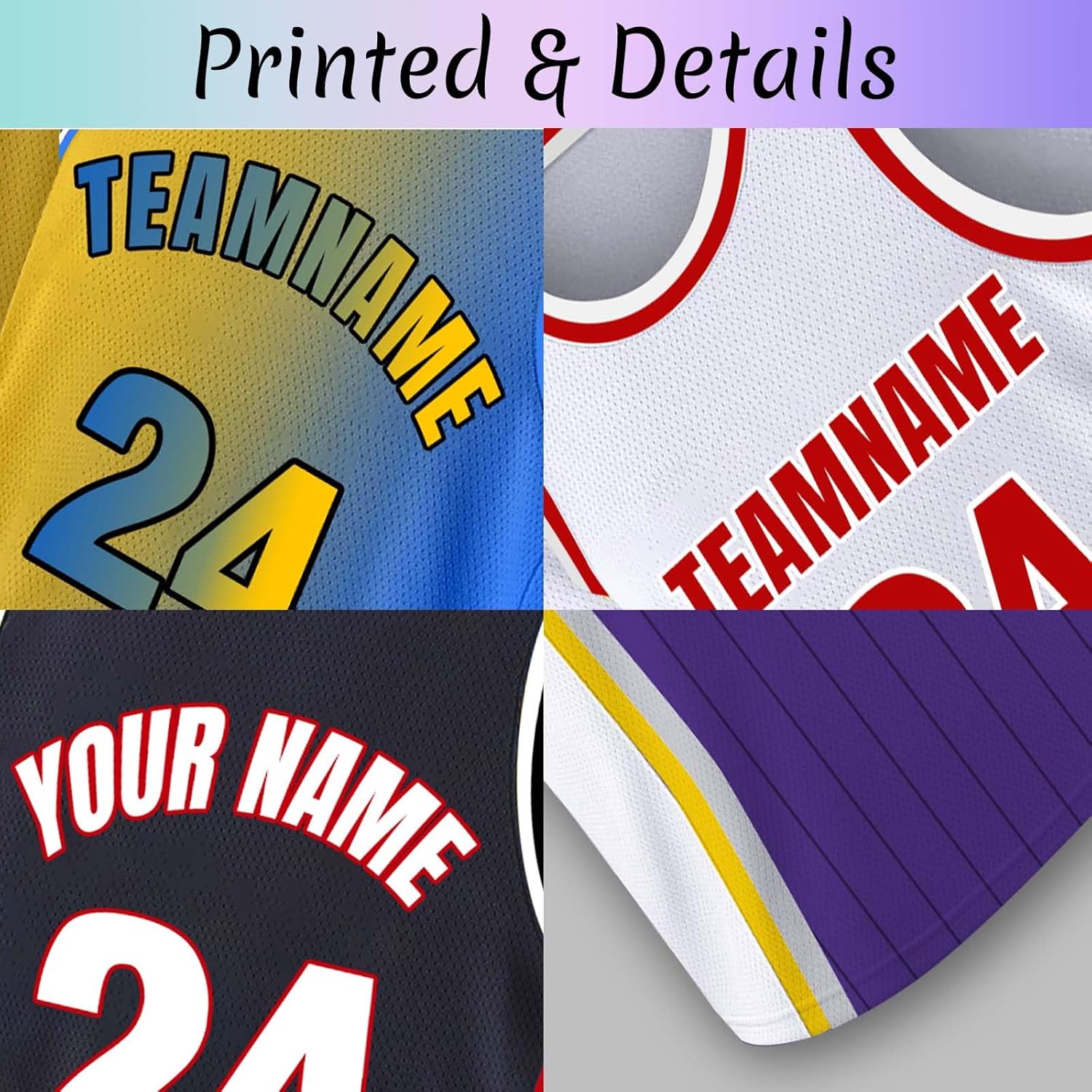 Custom Basketball Jersey Team Name Number Personalized Practice Shirt for Men Youth Kids Boys College University, S~4XL - Image 5