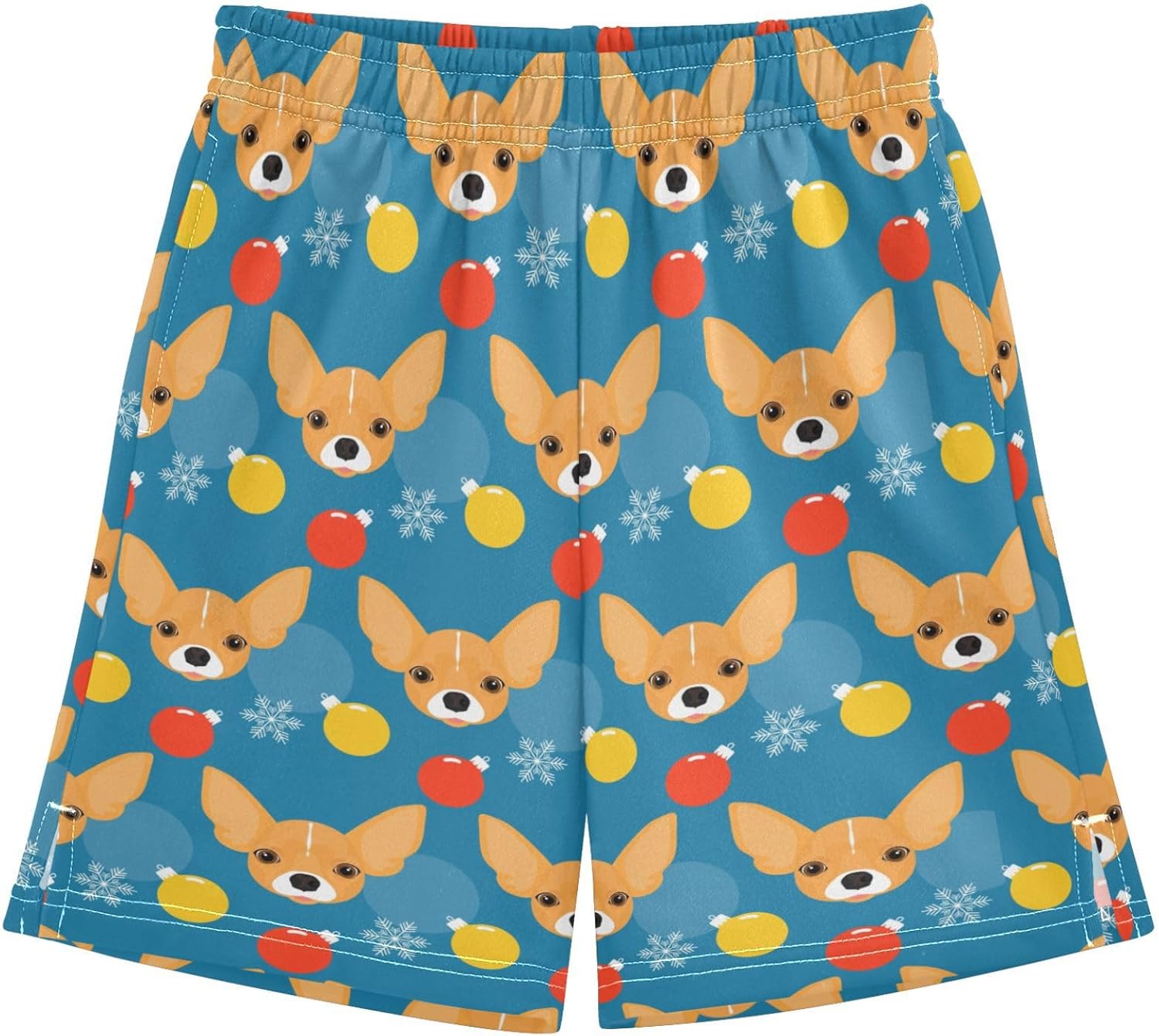 Boys Athletic Shorts with Pockets Running Basketball Shorts for Youth Elastic Waist Size 7-16 - Image 17