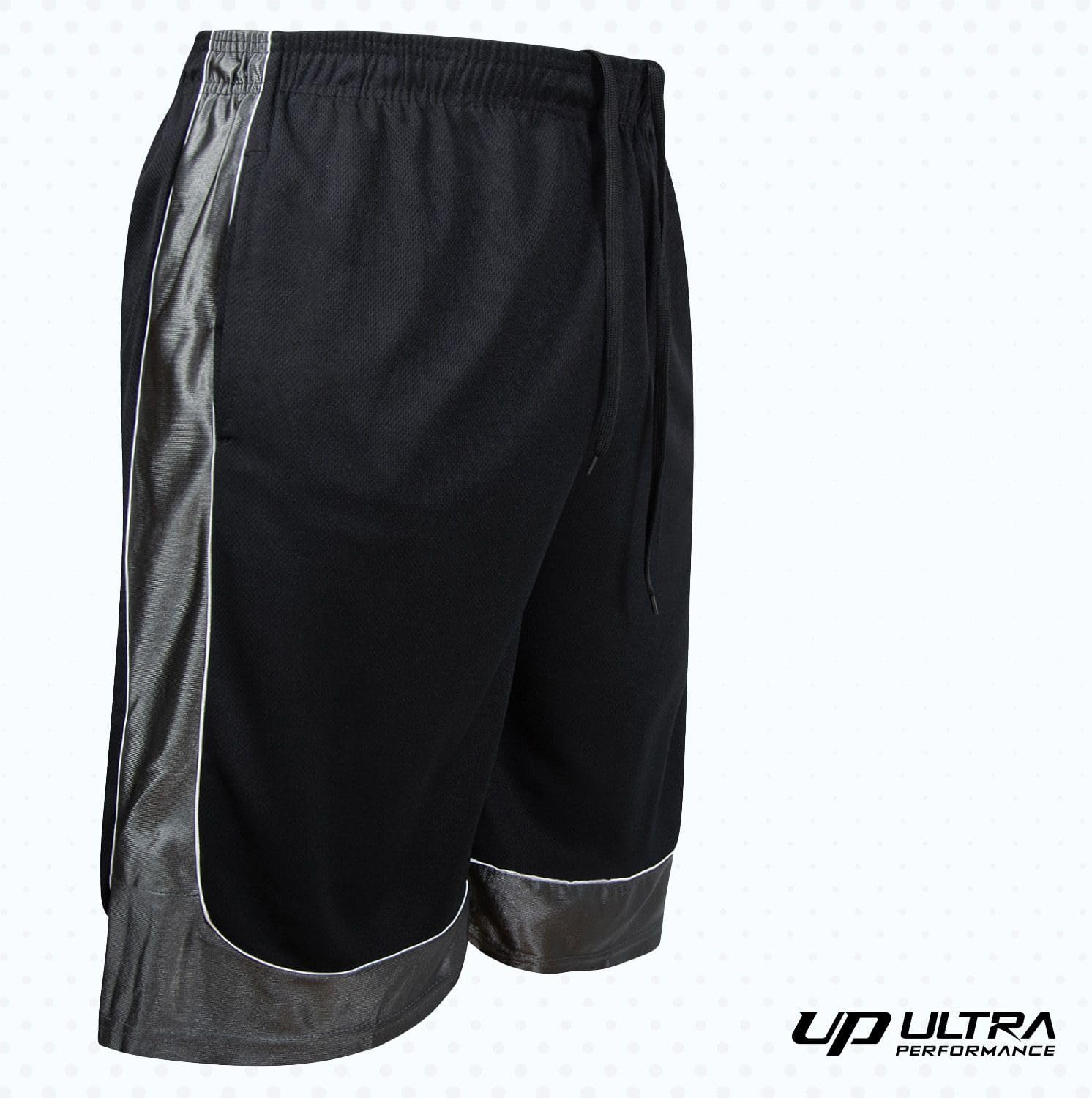 Ultra Performance 5 Pack Mens Shorts, Athletic Gym Shorts Workout Basketball Shorts for Men, SM - 5X - Image 3