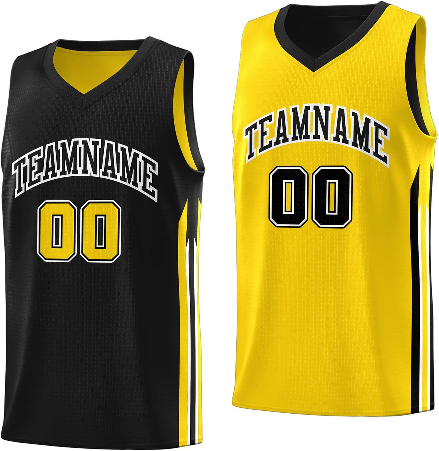 Custom Reversible Basketball Jersey - Personalize Team Uniform Design Your Own Name & Number for Men/Youth - Image 15
